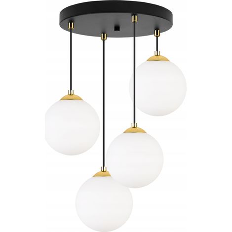 Hängende Deckenleuchte, Plafon, Kugel, Goldchrom, LED (1/5)