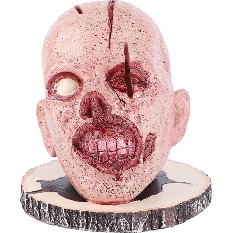 Porte-couteaux tête de crâne Horrr, râtelier à couteaux pour décoration d'Halloween, ornement de cuisine (1/5)