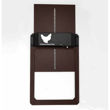 Porta automatica per pollaio, sensibile alla luce, porta per pollaio, porta per animali (1/4)
