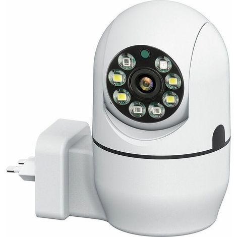 All-in-one 1080P Camera, Wireless WiFi PTZ Indoor Camera, 360-Degree Indoor Camera with Infrared Night Vision, European Standard (1/5)