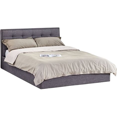 Cama Houston 1936 , Doble, 140x200, Tapiz, Somieres, 150x215x90cm (1/5)