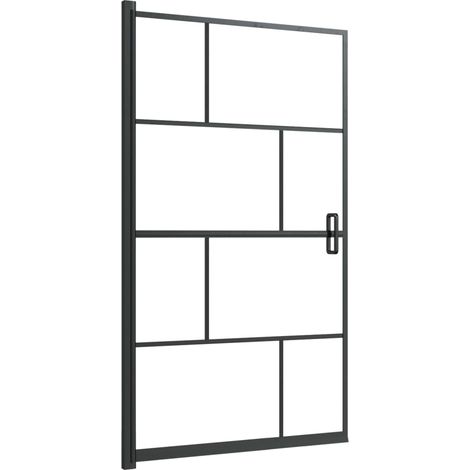 Maison Exclusive - Pannello per Box Doccia in ESG 80x140 cm Nero