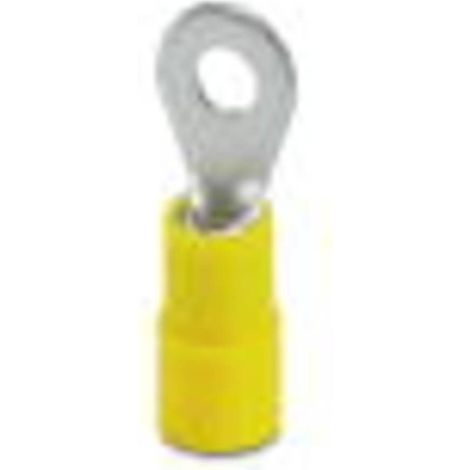 Phoenix Contact 3240027 Capocorda ad anello Sezione Max=6 mm² Ø foro=4.30 mm Parzialmente isolato Giallo 50 pz. (1/2)