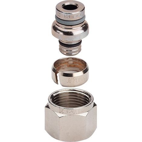 Viega vis match0 495442 16 mm, bronze nickelé mat