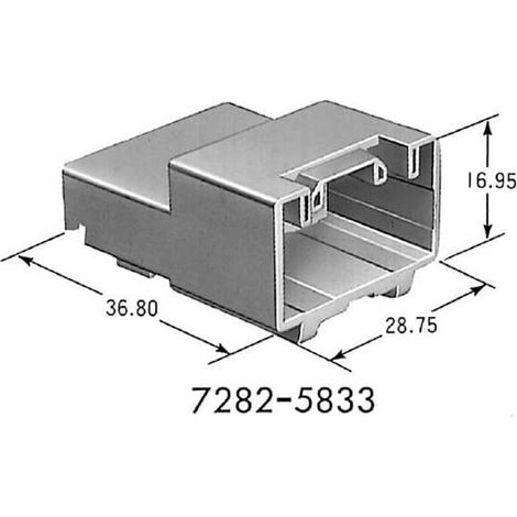 Connettore serie 1.0 porta maschio 18 vie