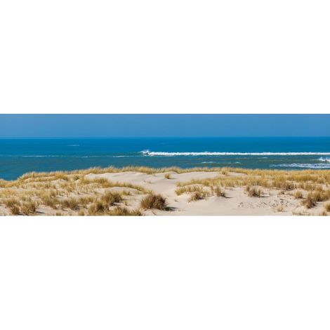 Tableau sur toile plage la Salie sud 30x97 cm - Impression sur Toile Murale Décorative - Image imprimée en HD sur Toile - Toile sur Châssis en Bois FSC - Fabriqué en France (1/4)