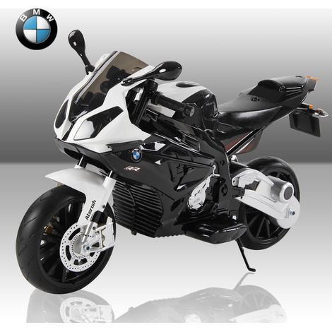 BMW Electric Ride On Motorcycle Kids Sports Pocket Motorbike 12V Battery Black Children Toy Car (1/5)