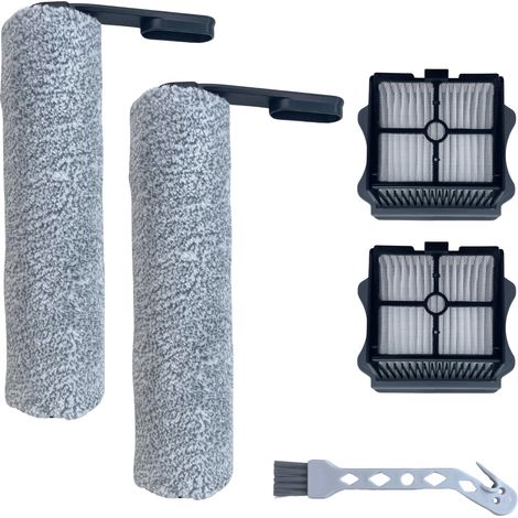 Pack accessoires pour Tineco Floor One S5 / Floor One S5 PRO / Floor One S5 PRO 2 / Floor One S5 EXTREME - Rouleau Brosse [Lot 2] Filtre [Lot 2] (1/5)
