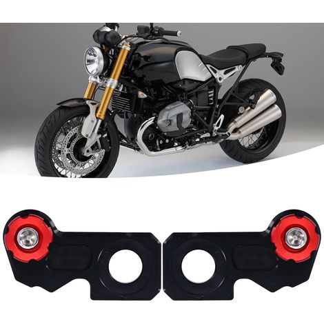 Modification de moto : boulons de démarreur usinés CNC, clous de démarreur et boules de stationnement adaptés aux Honda CB650R/F et CBR650R (rouge). (1/5)