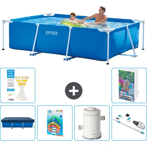Rechteckiger Frame Pool - 260x160x65 cm - 7-teilig S95