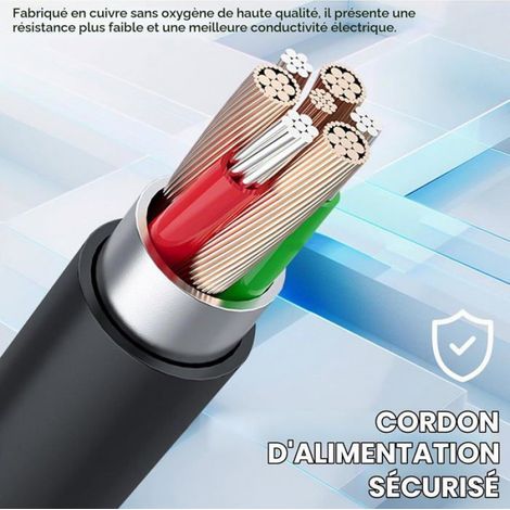 Alimentation 24V 2A Dc, Adaptateur D'Alimentation Convertisseur Ac 100V-240V À Dc 24V 2A, Connecteur Jack 5.5 X 2.5Mm Dc, Adaptate (1/5)