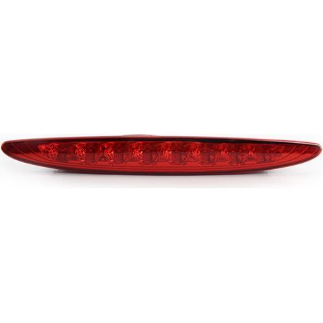 Tercera luz de freno de repuesto para MINI Cooper 01-06 R50 R53, lente transparente, marco rojo brillante de montaje alto. (1/5)