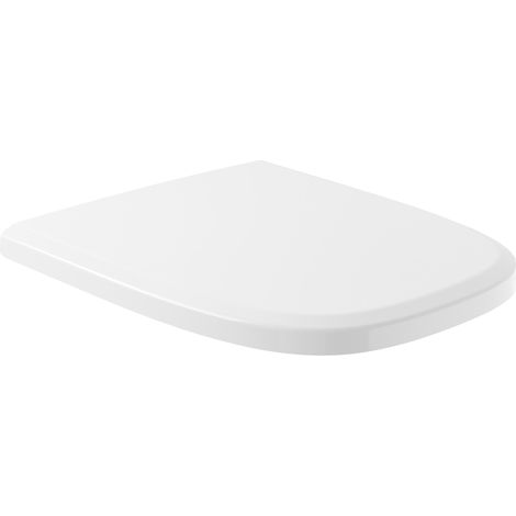 Abattant de toilettes ANTHEUS, à charnières, fonction ES SC, blanc étoilé