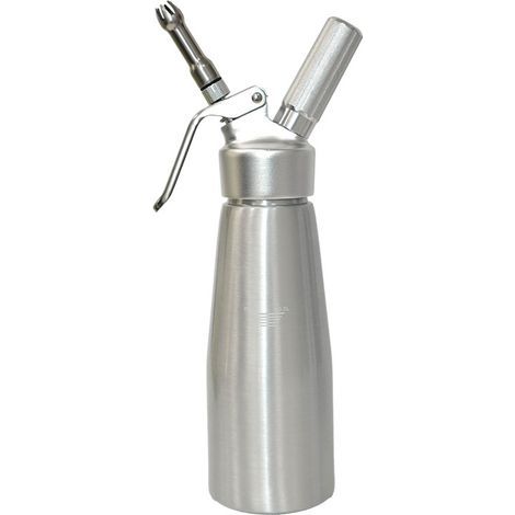 Dispensador de crema profesional de aluminio de 500 ml con 3 boquillas. (1/5)