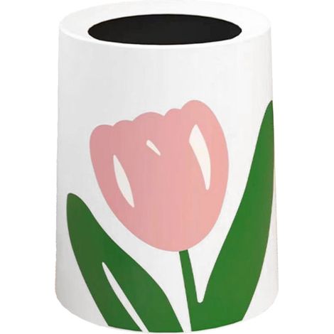 Corbeille à fleurs design moderne, grande ouverture, style mignon pour cuisine, salle de bain, chambre, ronde, taille XXL (1/5)