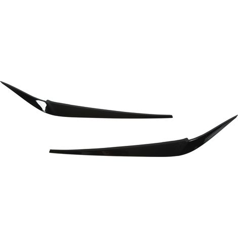 1 paire d'autocollants pour paupières de phares de voiture, remplacement pour X3 X4 G01G02 2018+ (noir piano) (1/5)