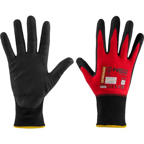 Guanti da lavoro Ultraflex, nylon-spandex, rivestimento in polinitrile (schiuma), modello 4131X, taglia 10 (1/5)