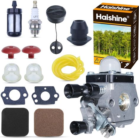 1 - Carburateur - Kit Réparation - Compatible STIHL FS75 FS85 HS75 - Remplace C1Q-S97 C1Q-S71 - Débroussailleuse Taille-haie - Noir (1/5)