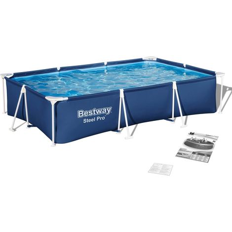 Piscina de jardín con estructura 300 x 201 x 66 cm 5 en 1 Bestway 56404N