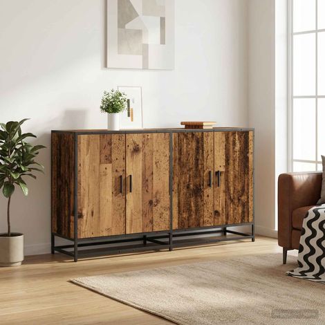 vidaXL Credenza Legno antico 134 x 35 x 76 cm Legno (1/5)