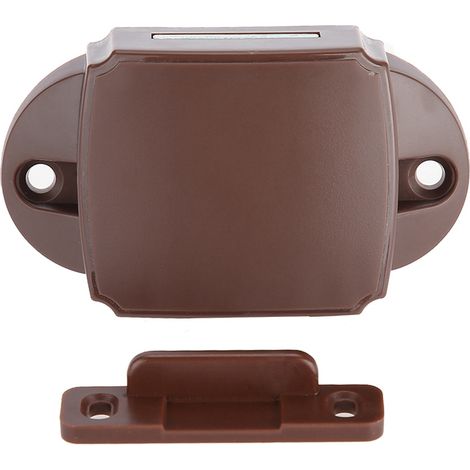 Serrure à bouton-poussoir pour tiroir de meuble en forme de bateau, avec poignée en alliage de zinc, sans clé, épaisseur 14-16 mm (1/5)