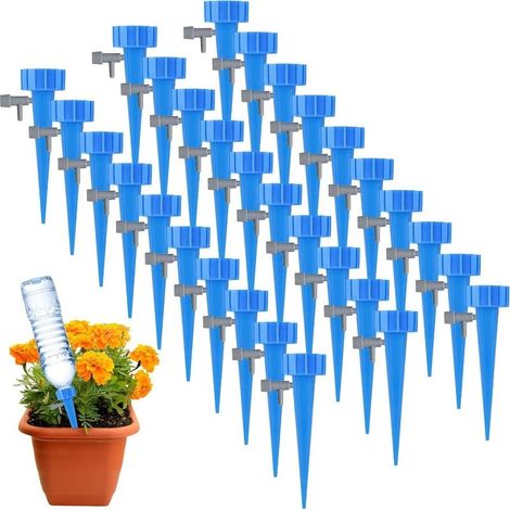 Goutte a Goutte Bouteille 30 Pcs goute a goute arrosage bouteille, Goutte a Goutte Jardin, Réglable Goute a Goute Arrosage Bouteille, d'Arrosage Arrosage Automatique Interieur Extérieur (1/5)
