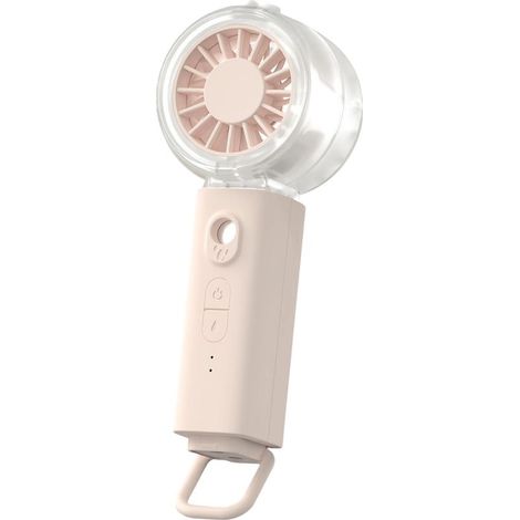 Ventilateur de brumisation portable rechargeable, petit outil de refroidissement personnel pour les voyages, le maquillage, l ' extérieur, l ' intérieur, haute vitesse (1/2)