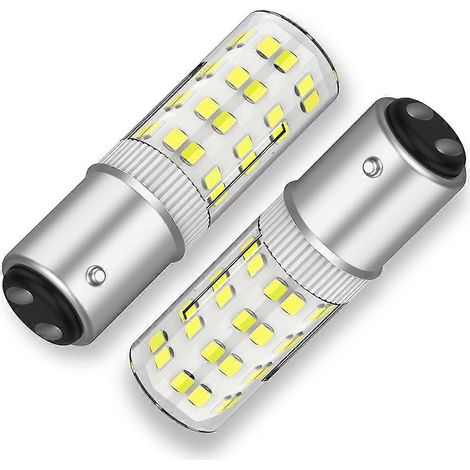 Ampoule LED BA15DLED 120 V à double contact, culot à baïonnette, équivalent halogène 50 W JD T3/T4, ampoule de remplacement pour machine à coudre B (1/5)