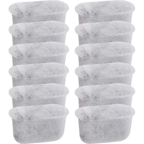 Pack of 12 replacement carbon water filters for Braun BRSC004 coffee makers for BrewSense Drip KF7175 and KF6050