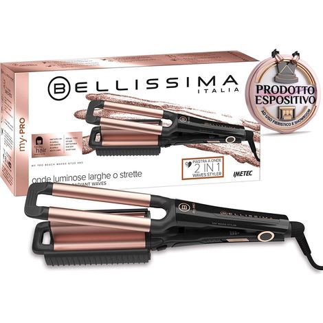 Imetec Bellissima GT20 400 Piastra per Onde in Ceramica My Pro Beach Waves 200°C
