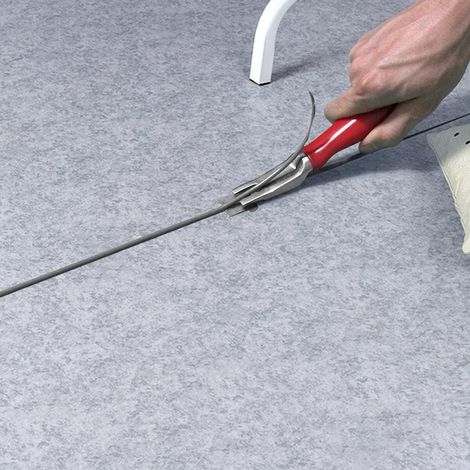 Utensile da taglio per saldatura di pavimenti, kit di utensili da taglio per saldatura di pavimenti in vinile PVC, rifinitore per taglio pavimenti con 3 lame (1/4)