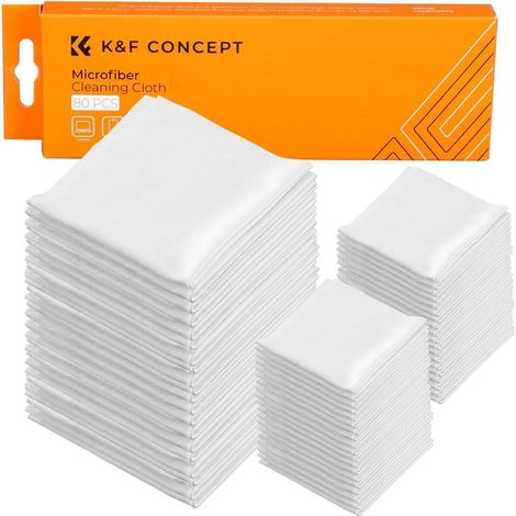 Mikrofaser Reinigungstücher Set für Kamera Objektiv Filter Brille 15x15cm 80 Stk (1/5)
