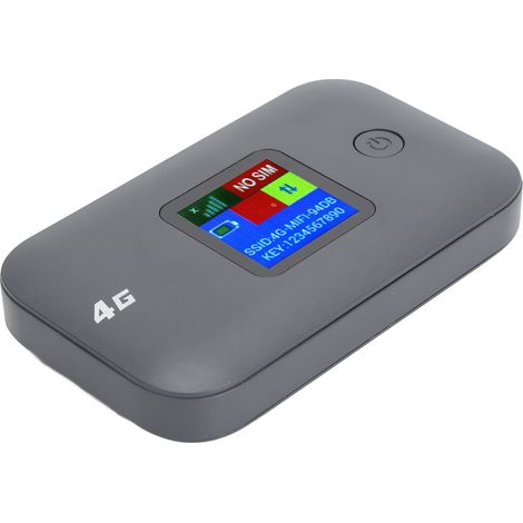 Point d'accès mobile WiFi 4G 300 Mbps, connexion jusqu'à 10 appareils, batterie 3000 mAh, alimentation USB, cryptage WiFi WPA/WPA2, édition européenne et asiatique (1/5)