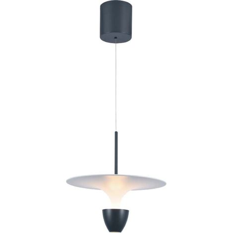 V-TAC VT-7832 LED-Kronleuchter 9 W, höhenverstellbar, modernes Design, 173 cm, Farbe Weiß/Grau, Licht 3000 K – 23103 (1/5)