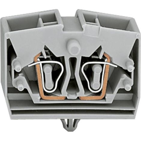 Borne d'extrémité WAGO 264-341 10 mm ressort de traction Affectation: L gris 1 pc(s) (1/2)