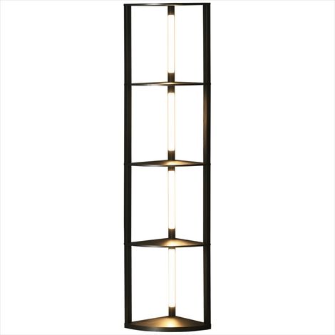 Lampe de table Lampadaire d'angle à étagères LED 41 x 29,5 x (1/5)