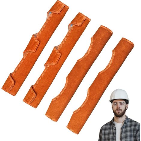 Lot de 4 bandeaux anti-transpiration réutilisables pour casque de sécurité. Doublure intérieure pour casque de sécurité, bandeau de protection, coussinet de protection pour la plupart des casques de s (1/5)