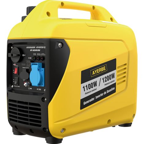AYERBE - 5430415 - Groupe électrogène AY‑1400 KT inverter 1,2 kW silencieux 59 dB