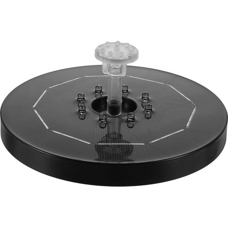 Pompe à eau solaire 3W pour bain d'oiseaux, veilleuse LED, batterie 800 mAh, installation facile