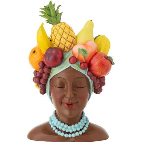 Cache-Pot Femme "Fruits" 36cm Multicolore (1/3)