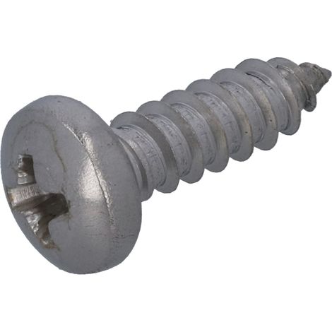Suki Blechschraube Linsenkopf 4,2 x 19 mm, Edelstahl A2, FK20, PH2, DIN 7981 K50