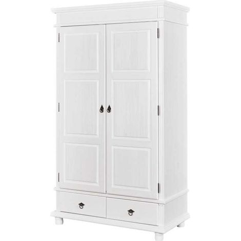 Armadio 2 ante Danz 116 x p57 x 199 Bianco (1/5)