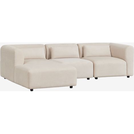 Divano modulare chaise longue sinistro a 3 pezzi Fogler SKLUM (1/5)