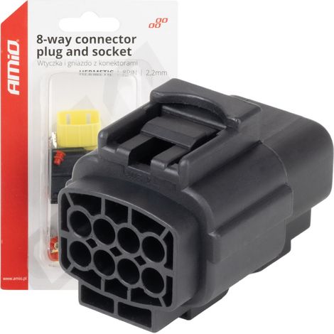 Wasserdichter elektrischer Steckverbindersatz 8-polig 2,2 mm amio-04350 (1/5)