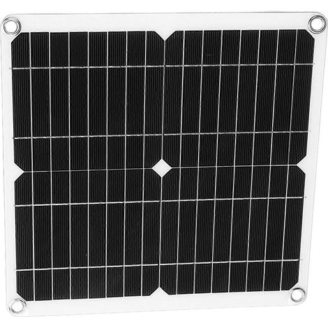 Kit de panneau solaire 12 V semi-flexible monocristallin étanche IP65 avec contrôleur 100 A pour camping-car et bateau (1/5)