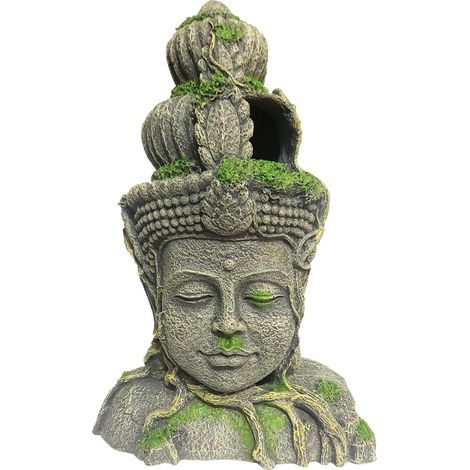 1 pièce - aménagement paysager cylindrique - grande statue de Bouddha (boîte en carton individuelle) (1/5)