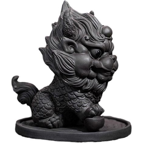 Kirin-Figur, kleine Kirin-Statue, Teehaustier-Skulptur, Miniatur-Skulptur, Dekoration (1/5)