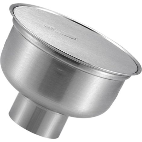 Siphon de sol circulaire robuste en acier inoxydable, drainage (1/5)