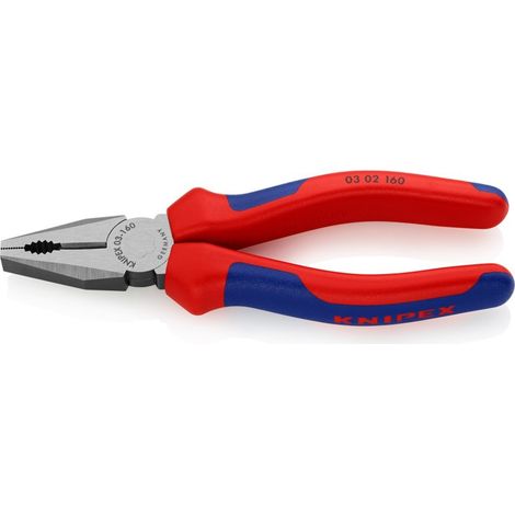 Alicate universal 160mm negro max 3,1 m/bim 03 02 160 knipex