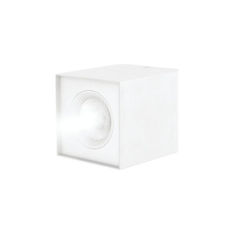 Spot saillie LED orientable carré 10W 4000K noir PHAROS - ASLO